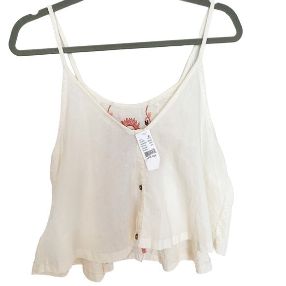 Roxy Avalon Sunset Embroidered Tank Size M NWT - Picture 4 of 8